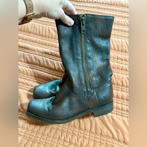 Frye Heath Boots with Outside Zipper size 9.5 Women’s